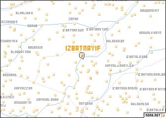 map of ‘Izbat Nāyif