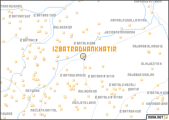 map of ‘Izbat Raḑwān Khāţir