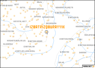 map of ‘Izbat Rizq Burayyik