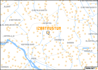 map of ‘Izbat Rustum