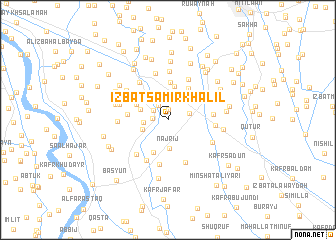 map of ‘Izbat Samīr Khalīl