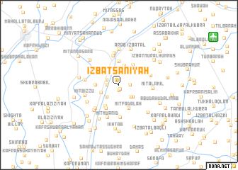 map of ‘Izbat Sanīyah