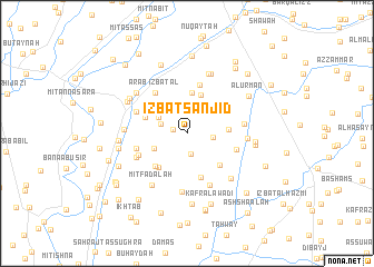 map of ‘Izbat Sanjid