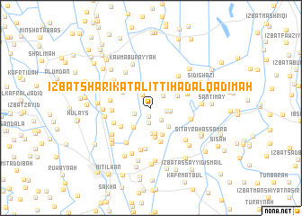 map of ‘Izbat Sharikat al Ittiḩād al Qadīmah
