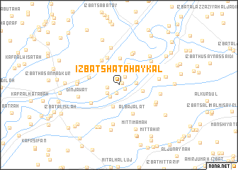 map of ‘Izbat Shaţā Haykal