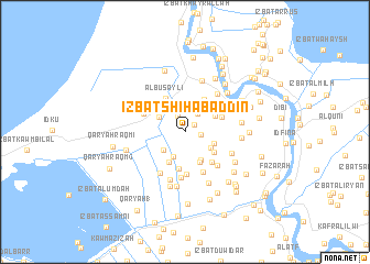 map of ‘Izbat Shihāb ad Dīn