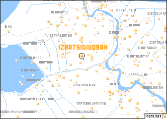 map of ‘Izbat Sīdī ‘Uqbah