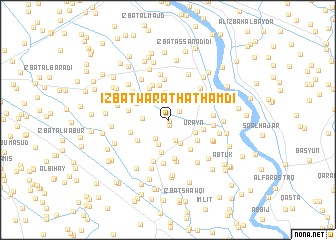 map of ‘Izbat Warathat Ḩamdī