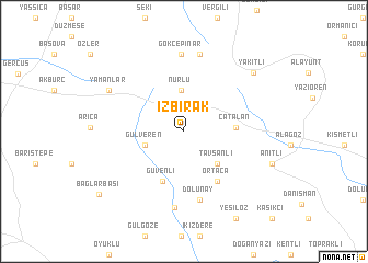 map of İzbırak