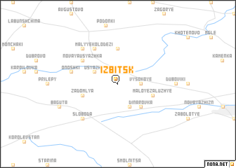 map of Izbitsk