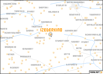 map of Izederkino