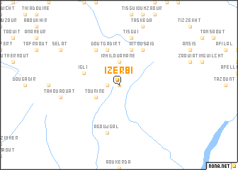 map of Izerbi