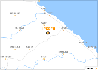 map of Izgrev