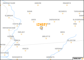 map of Izhëry