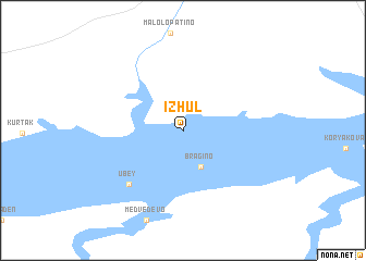 map of Izhul\