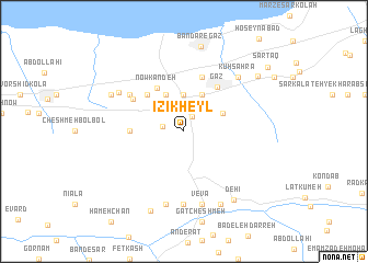 map of Īzī Kheyl