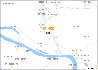 map of Izimşa