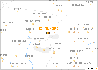 map of Izmalkovo