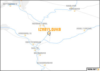 map of Izmaylovka