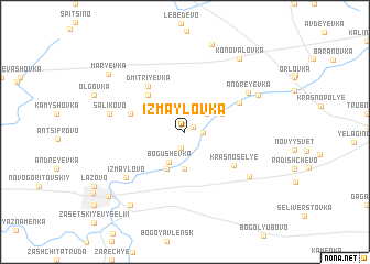 map of Izmaylovka