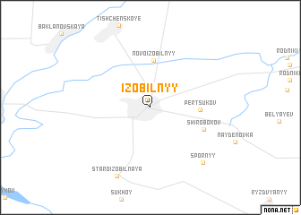 map of Izobil\
