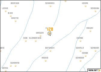 map of Izo