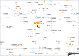 map of Izubry