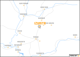 map of Izumita