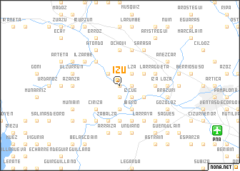 map of Izu