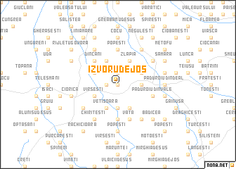 map of Izvoru de Jos