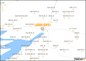 map of Jaakoppi