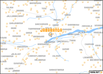 map of Jaba Bānda