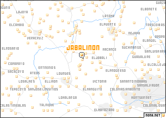 map of Jabalinón