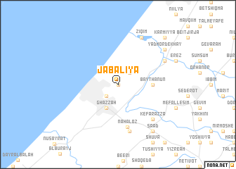 map of Jabāliyā