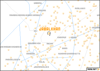 map of Jabal Khān