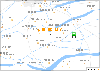 map of Jabār Kalay