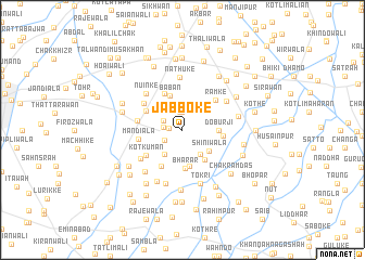 map of Jabboke