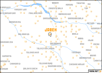 map of Jābeh