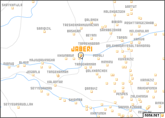 map of Jāberī