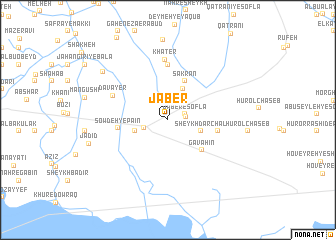 map of Jāber