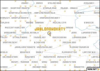 map of Jabłonowo Kąty