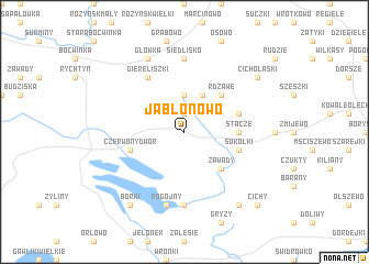 map of Jabłonowo