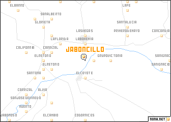 map of Jaboncillo