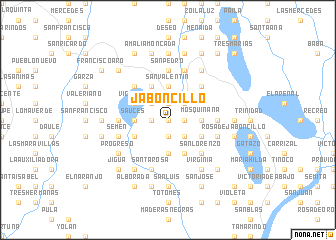 map of Jaboncillo