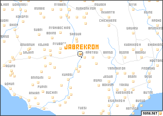 map of Jabrekrom