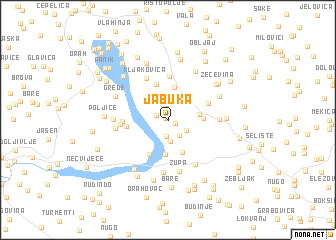 map of (( Jabuka ))