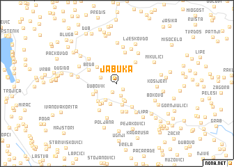 map of Jabuka