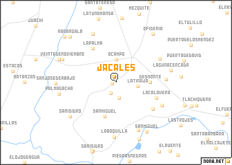 map of Jacales