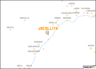map of Jacallita