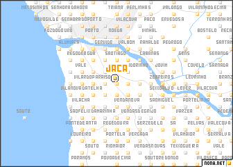 map of Jaca